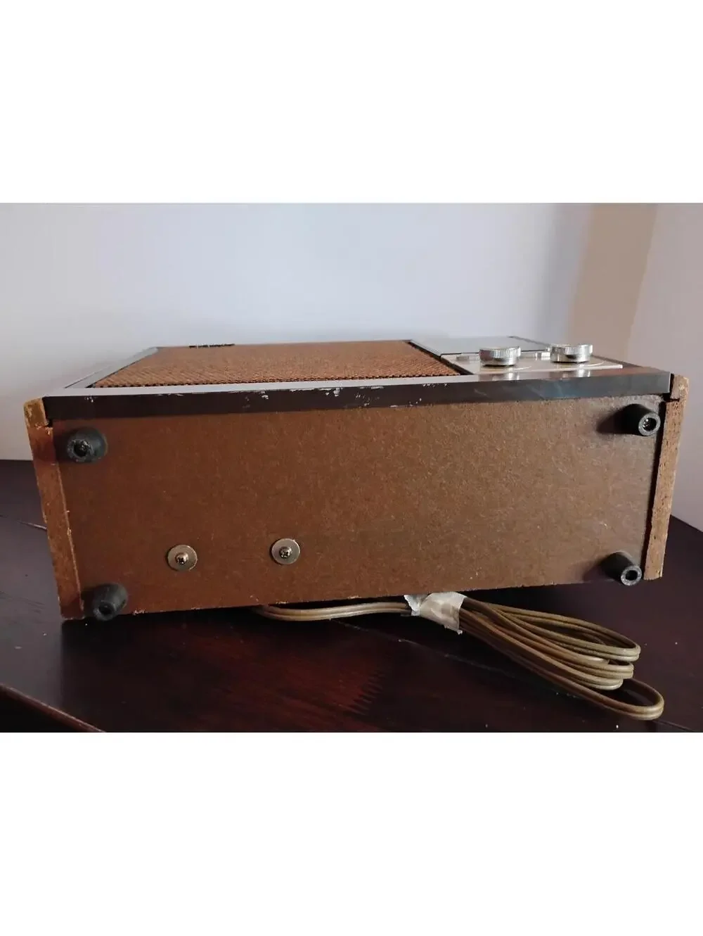 Vintage Wooden SONY AM/FM Table Radio TFM-9450W Tested & Working 100 complete
